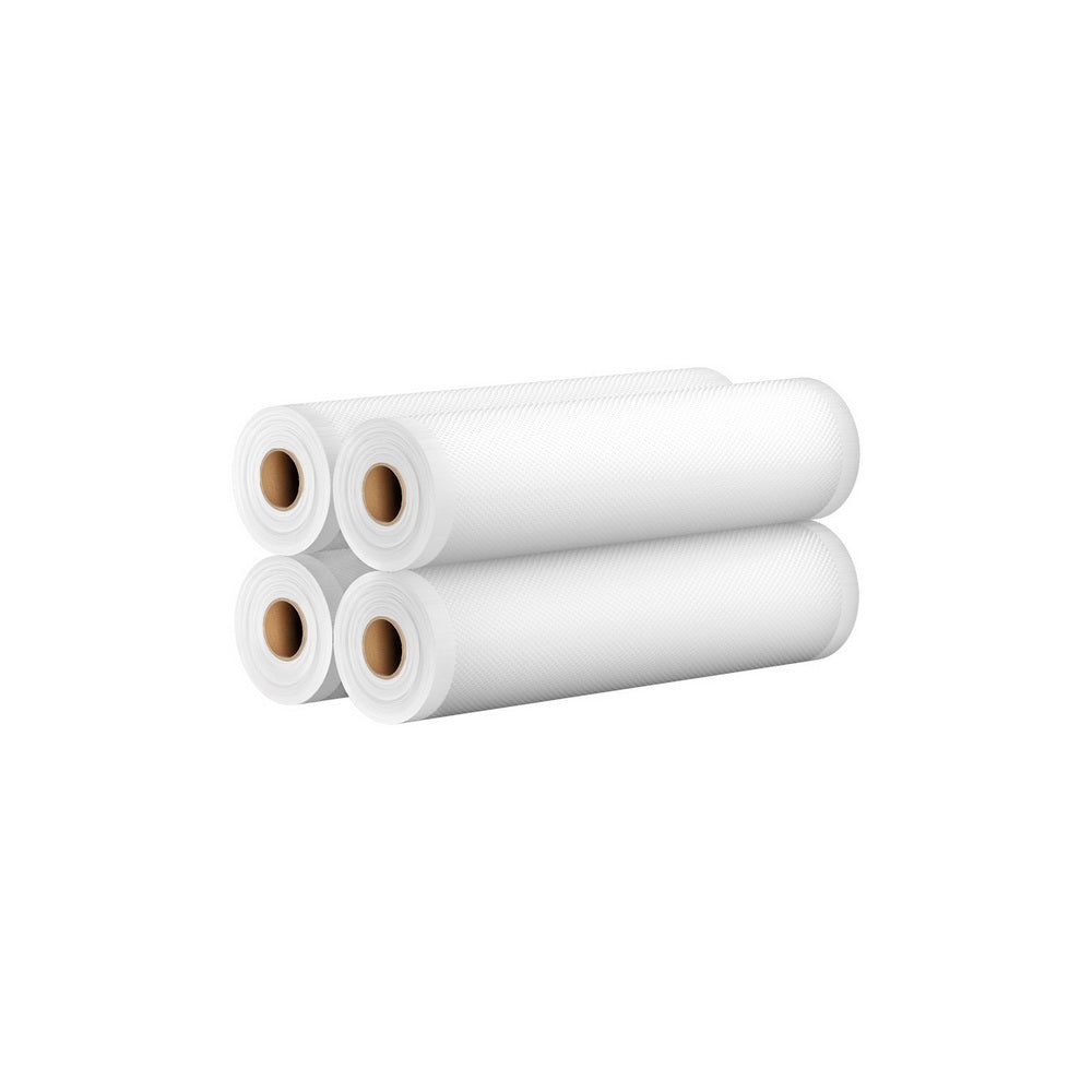 Devanti Vacuum Sealer Bag Rolls, 28cm x 6m, 4 Pack