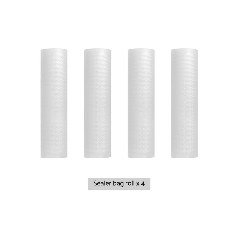 Devanti Vacuum Sealer Bag Rolls, 28cm x 6m, 4 Pack