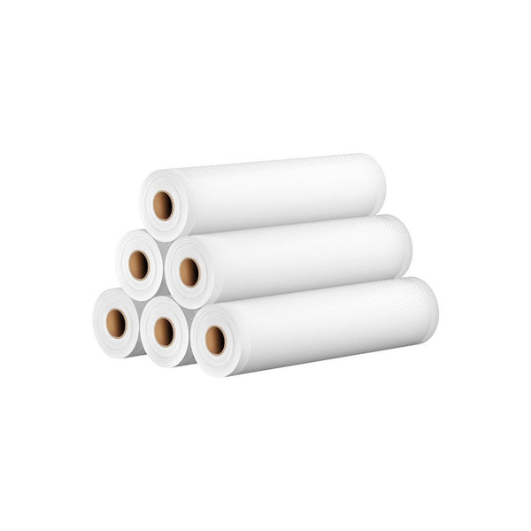 Devanti Vacuum Sealer Bag Rolls, 28cm x 6m, 6 Pack