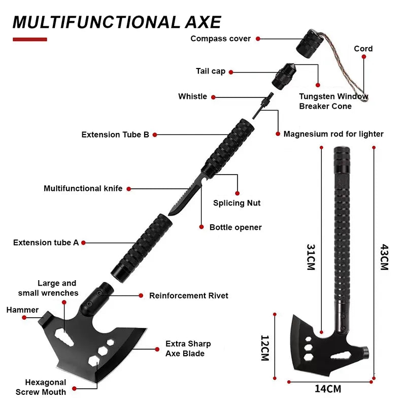 PrepPro Trail blazer Multifunctional axe - PrepPro Australia