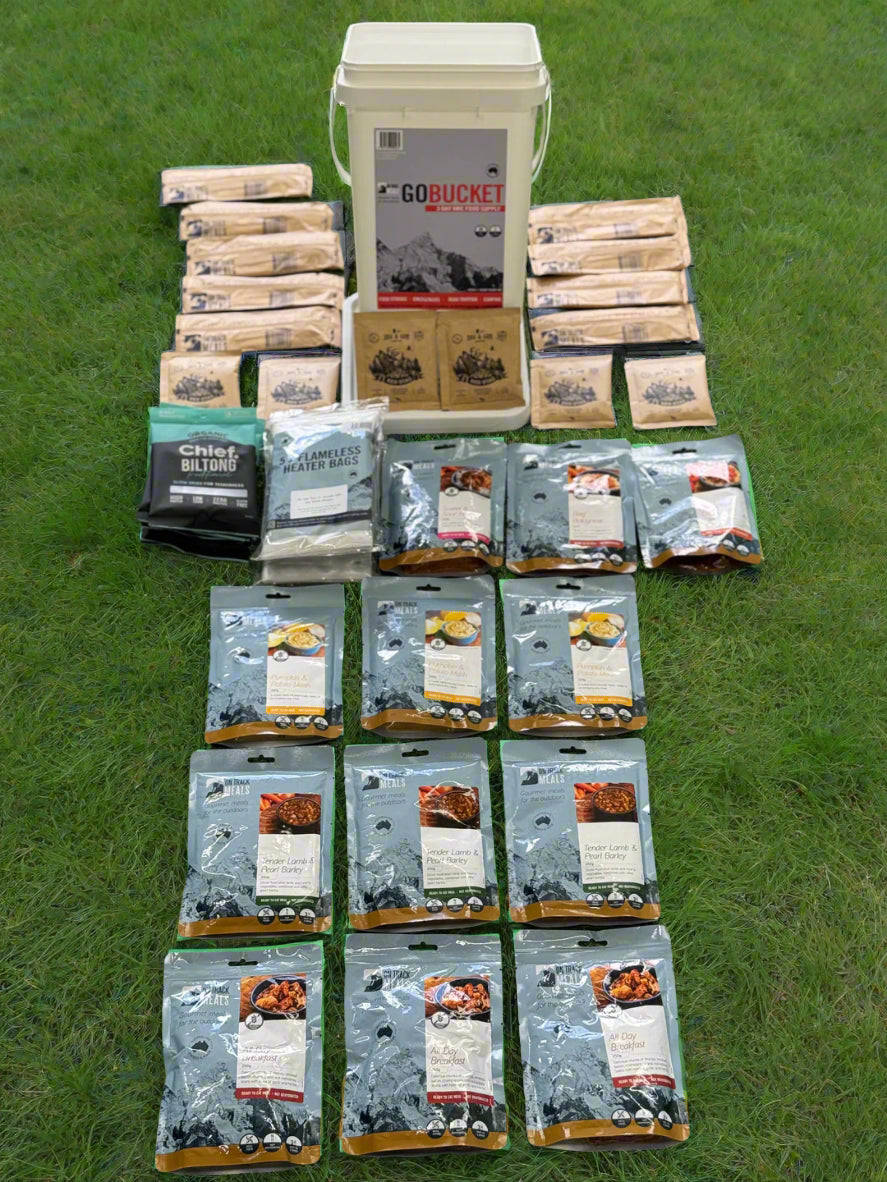 ONTRACK GoBucket – 3-Day Emergency Food Supply Kit Gourmet Rations. Zero Compromise. Always Ready. - PrepPro Australia