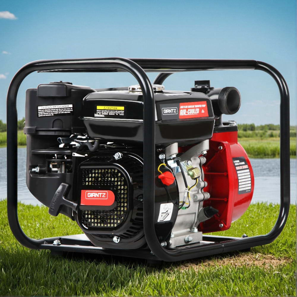 Giantz 210cc Petrol Water Transfer Pump, 50mm Outlet, 30,000L/h