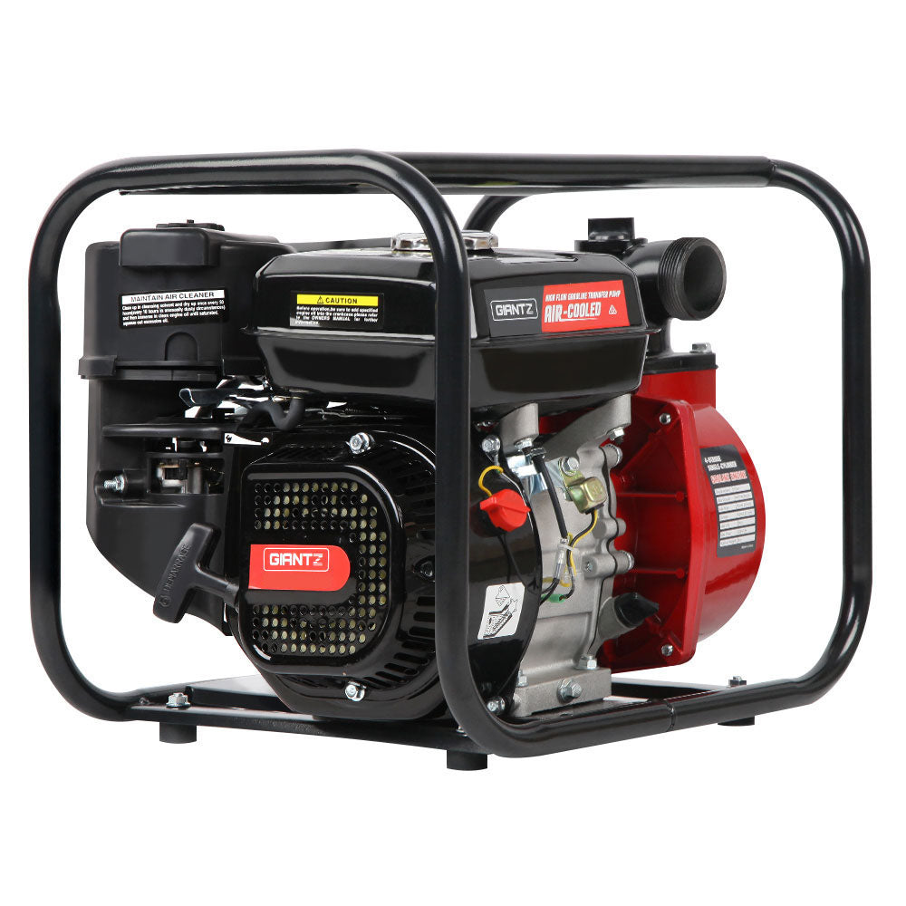 Giantz 210cc Petrol Water Transfer Pump, 50mm Outlet, 30,000L/h