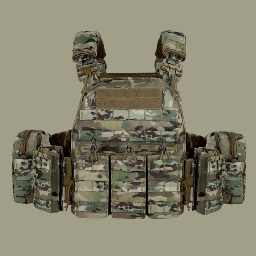 PrepPro Hunter Tactical Plate Carrier Vest – Modular Quick-Release Design