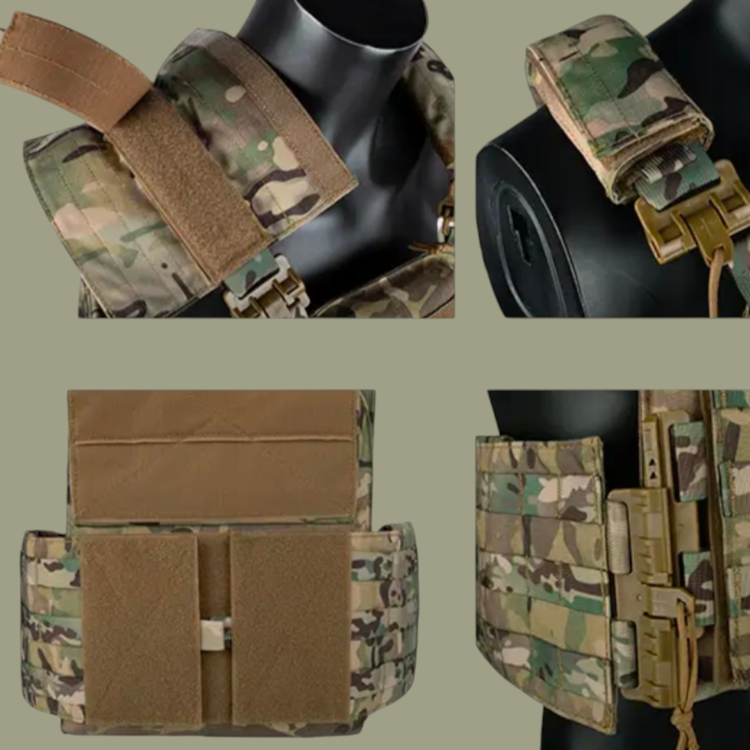 PrepPro Hunter Tactical Plate Carrier Vest – Modular Quick-Release Design