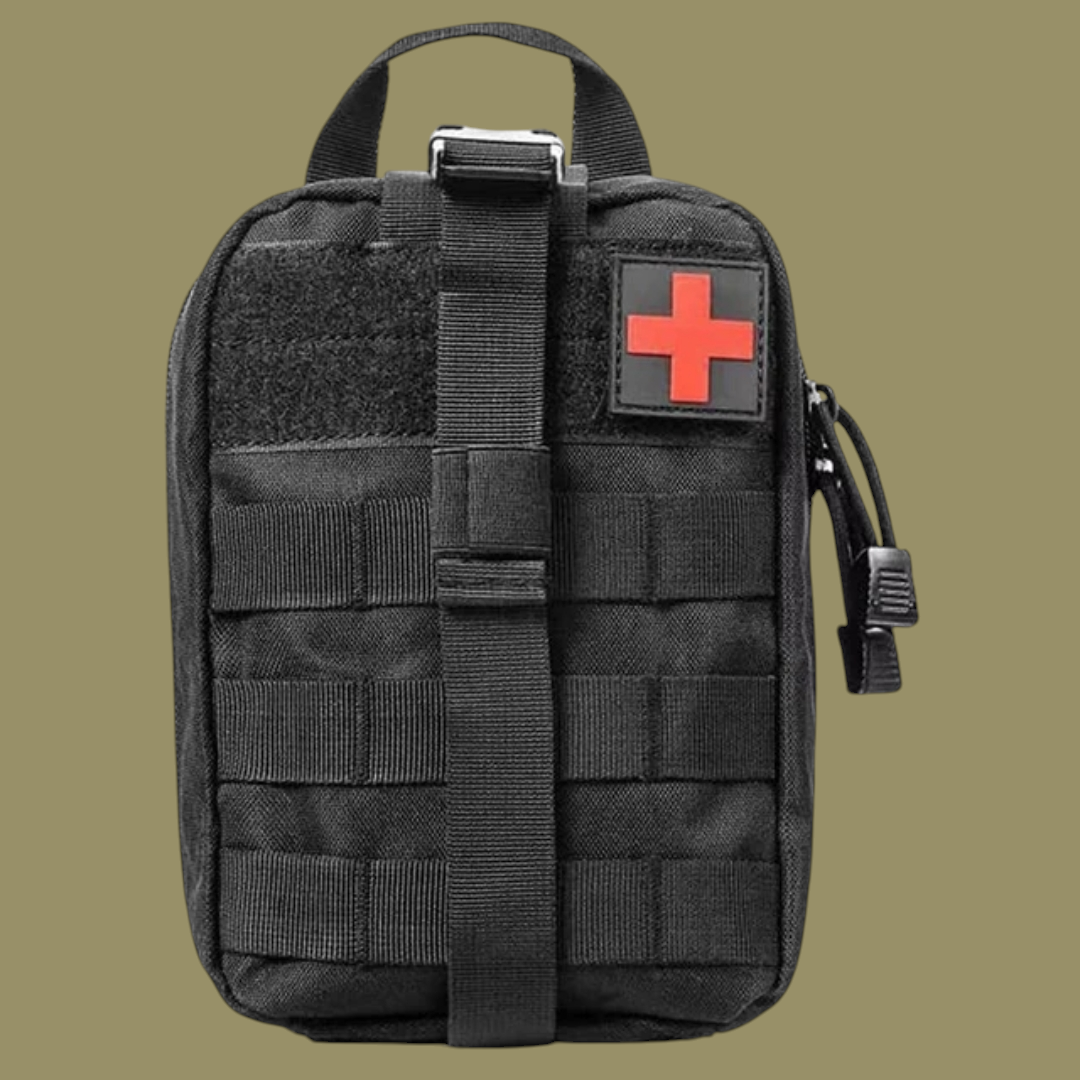 PrepPro MOLLE First Aid & Accessory Pouch – Quick Tear-Away Tactical Utility Bag