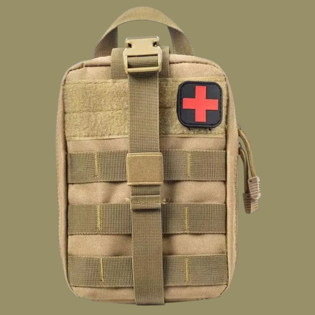 PrepPro MOLLE First Aid & Accessory Pouch – Quick Tear-Away Tactical Utility Bag