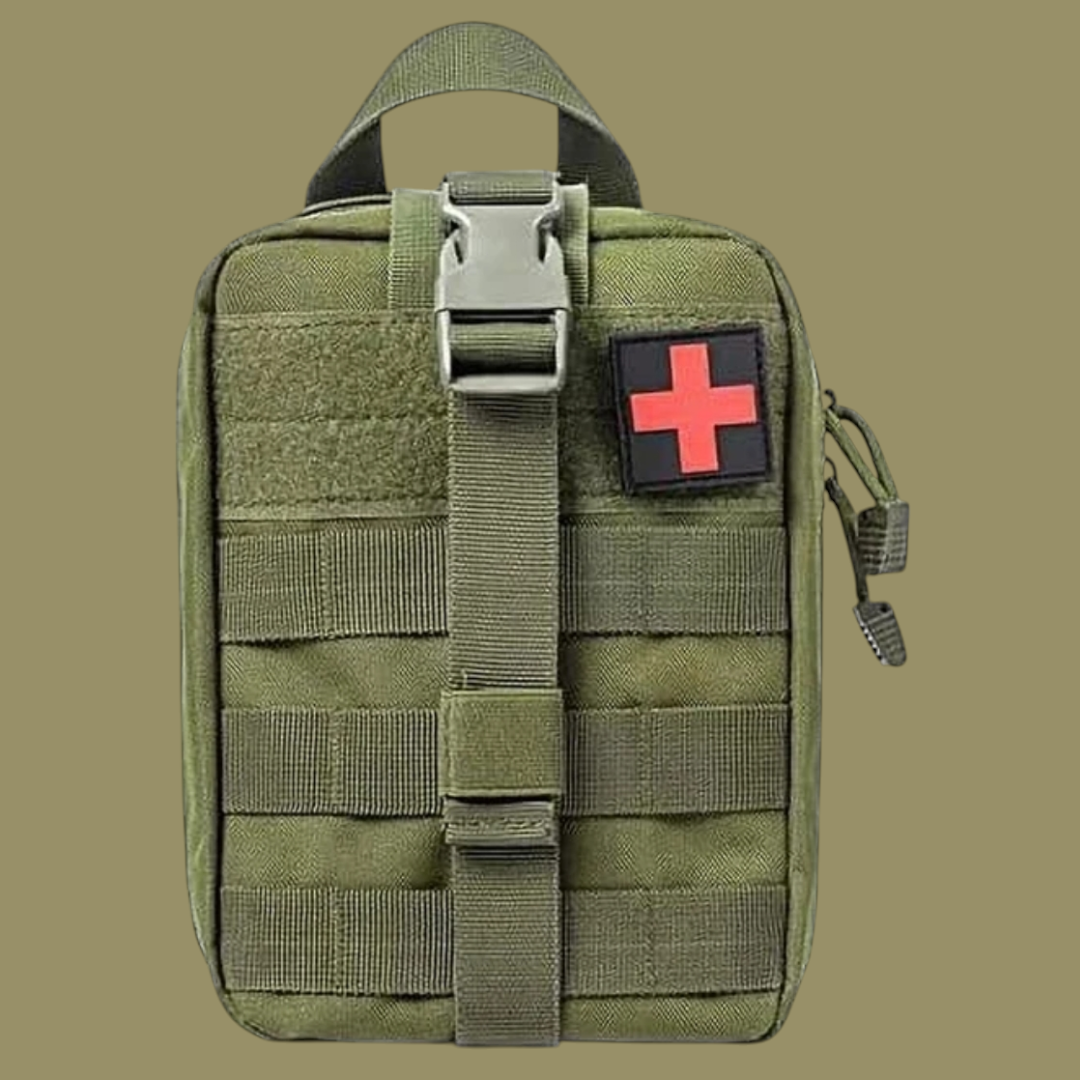 PrepPro MOLLE First Aid & Accessory Pouch – Quick Tear-Away Tactical Utility Bag