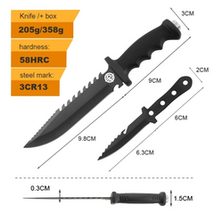 PrepPro Tactical Dual-Blade Survival Knife Set – Built for Any Mission - PrepPro Australia