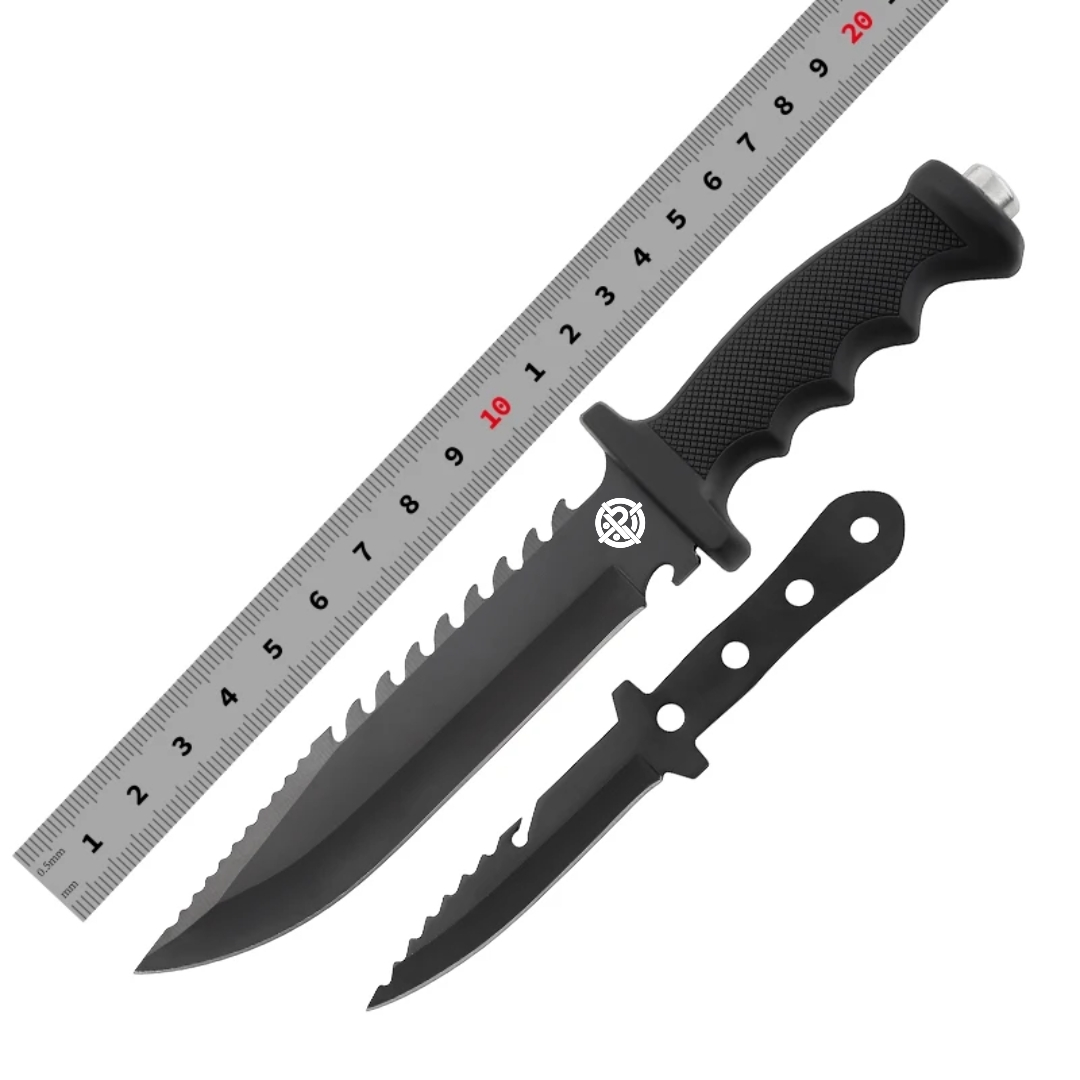 PrepPro Tactical Dual-Blade Survival Knife Set – Built for Any Mission - PrepPro Australia