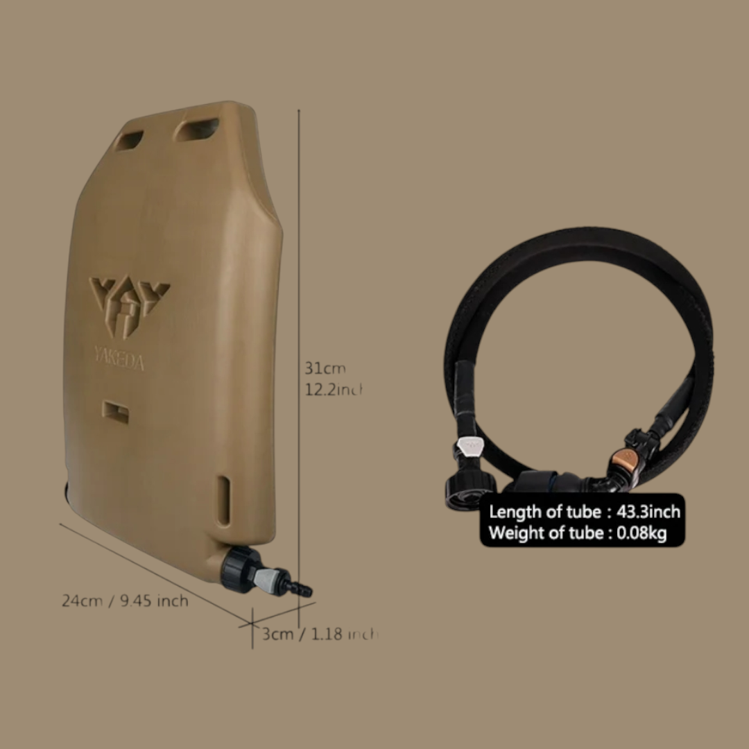 YAKEDA- Tactical Hydration Plate – The Ultimate Hydration Solution for Operators