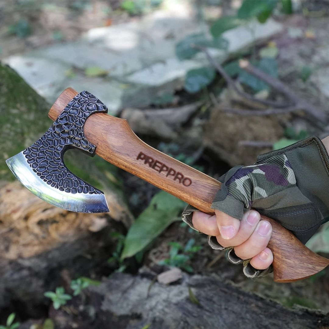 PrepPro Raven Tactical Viking Axe – Unleash the Power of the North