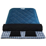 Weisshorn Double Sleeping Bag with 2 Pillows, -10°C, Blue