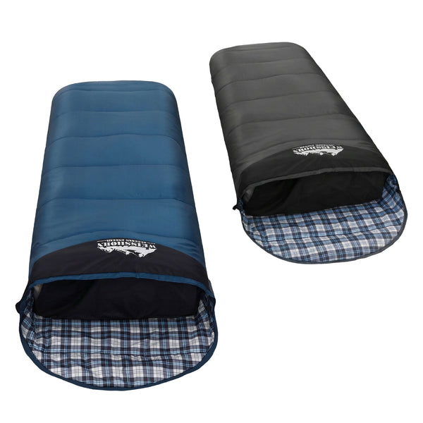 Weisshorn Sleeping Bag Set of 2, 0°C to 20°C, Single Adult Bags