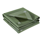 Instahut Heavy Duty Canvas Tarp 4m x 6m - 600GSM Green