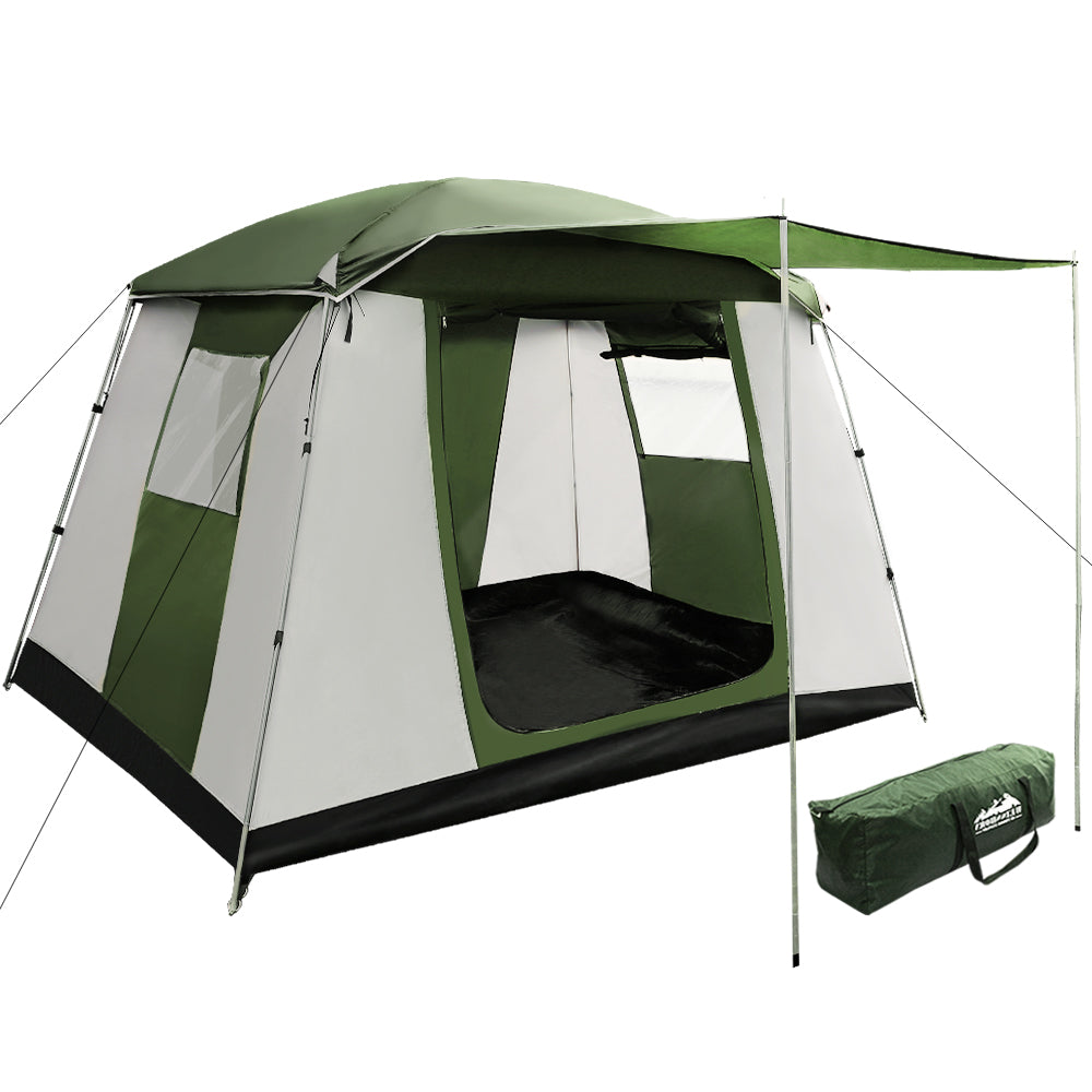 Weisshorn 6 Person Family Camping Dome Tent with Front Vestibule