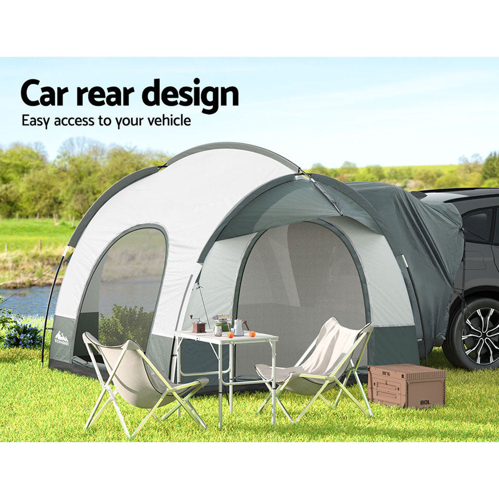 Weisshorn SUV Rear Extension Tent, 2.5 x 2m, Grey/Green