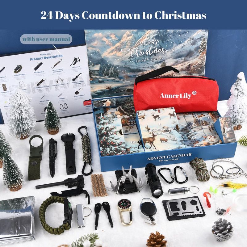 Survival Advent Calendar – 24 Days of Outdoor Survival Gear