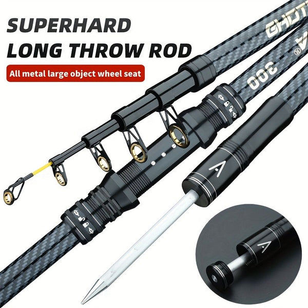 Carbon Fibre Surf & Rock Fishing Rod, 3m
