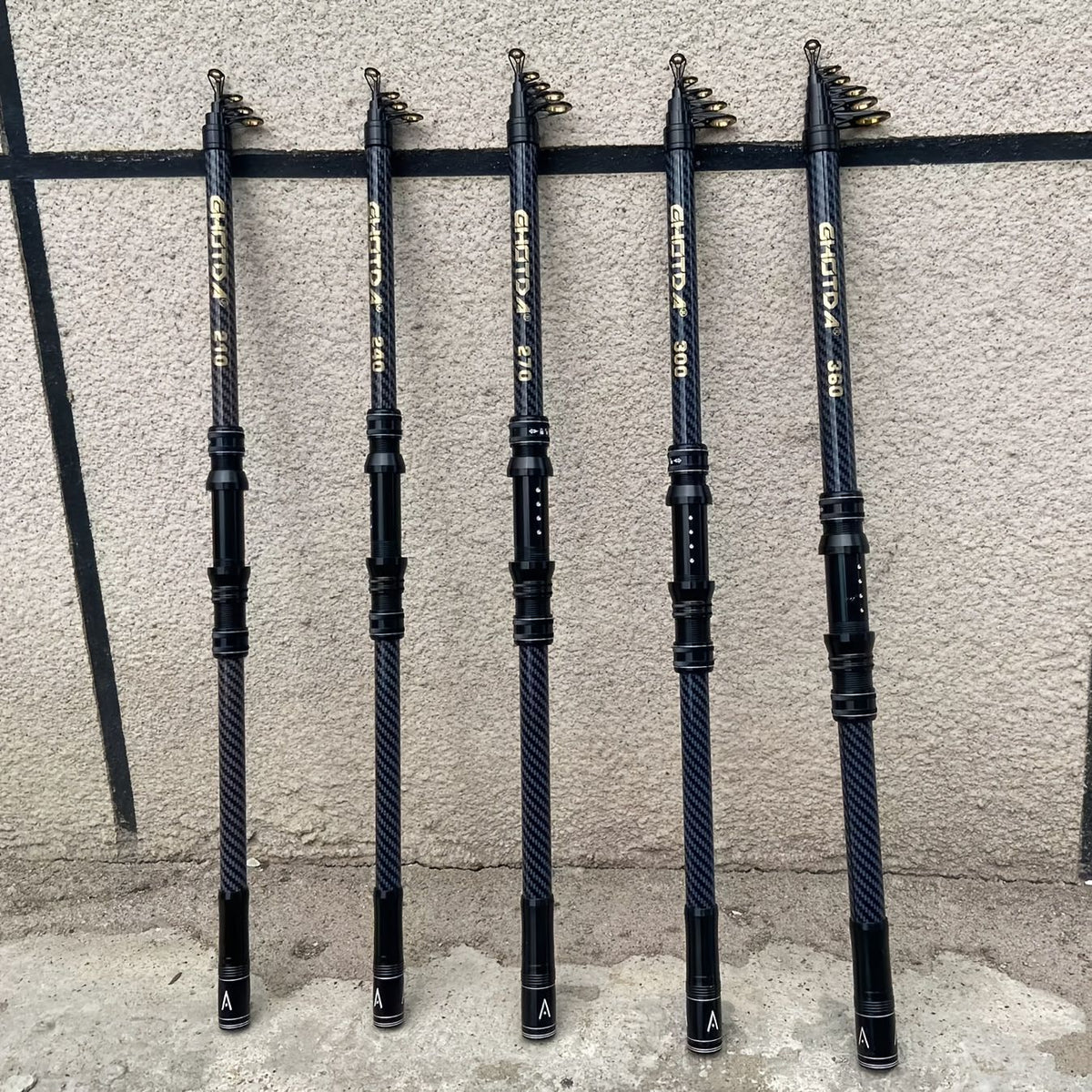 Carbon Fibre Surf & Rock Fishing Rod, 3m