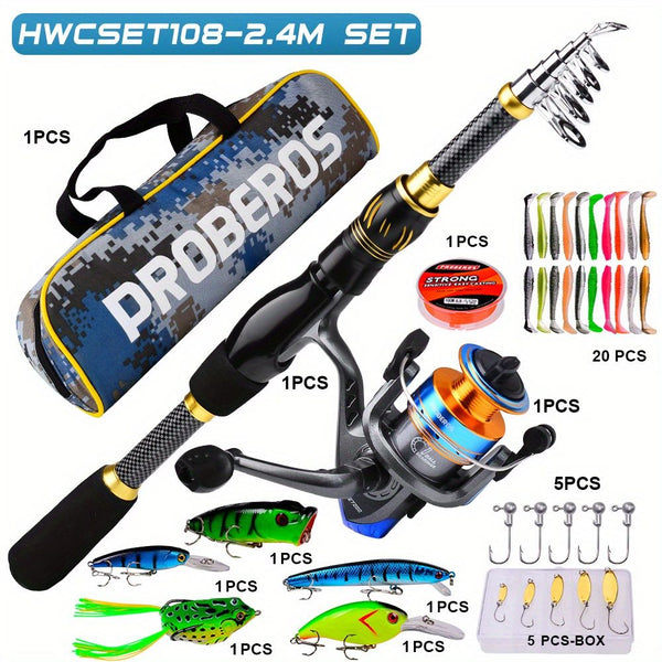 Proberus Fishing Rod & Reel Set