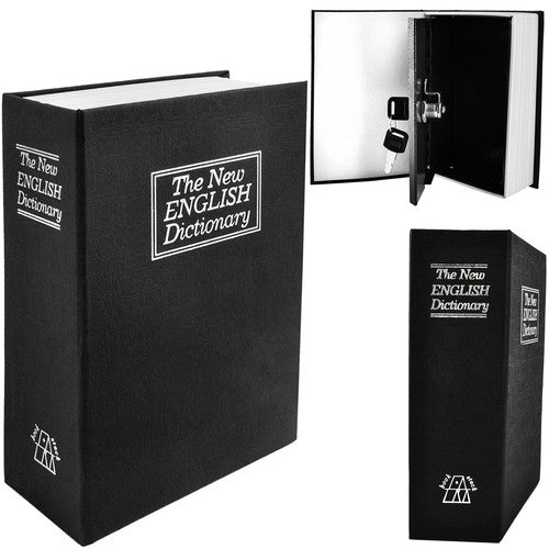 Hidden safe | Book safe with lock black