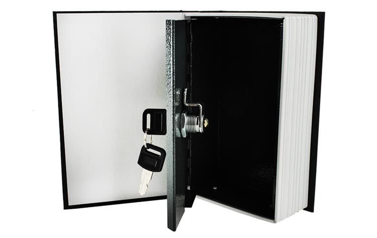 Hidden safe | Book safe with lock black