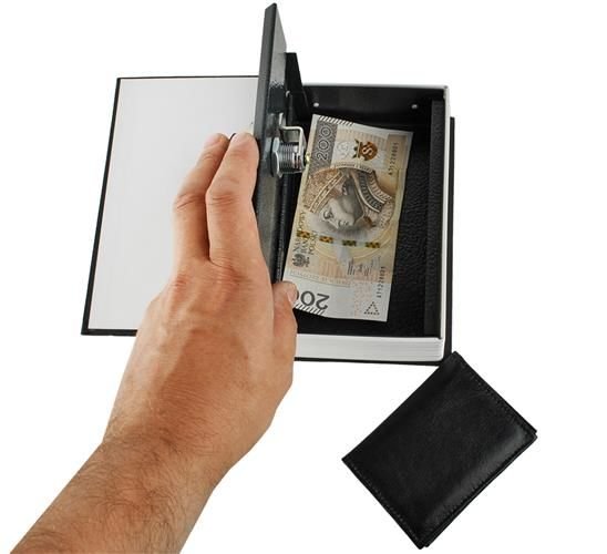 Hidden safe | Book safe with lock black