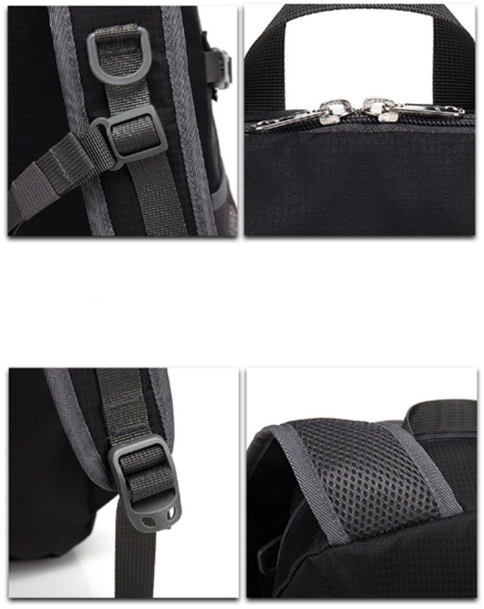 Tactical Leg Bag with 4 Compartments, Black