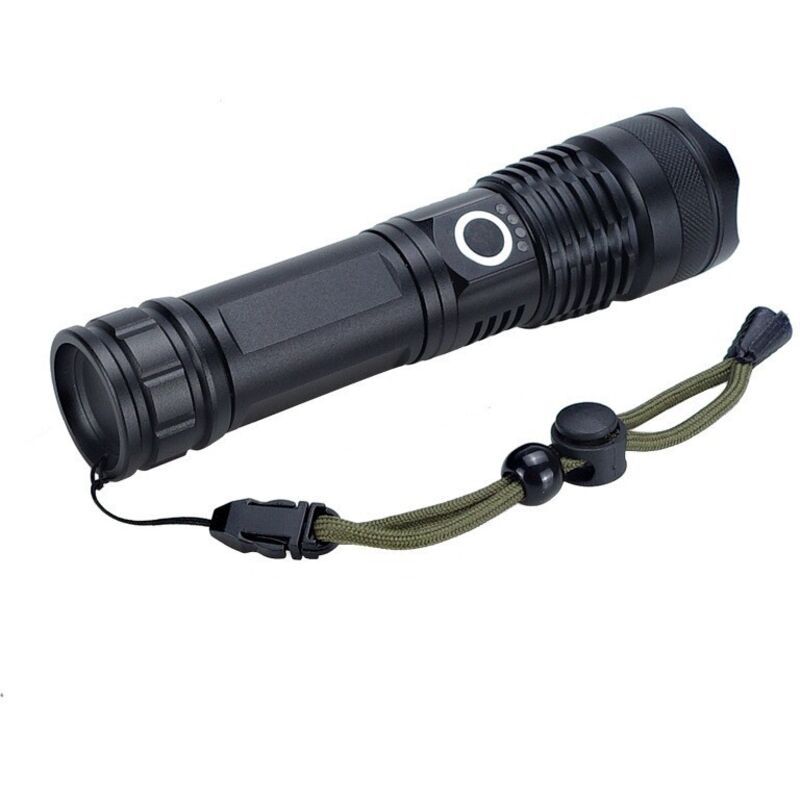 LED Flashlight USB Rechargeable Tactical Torch