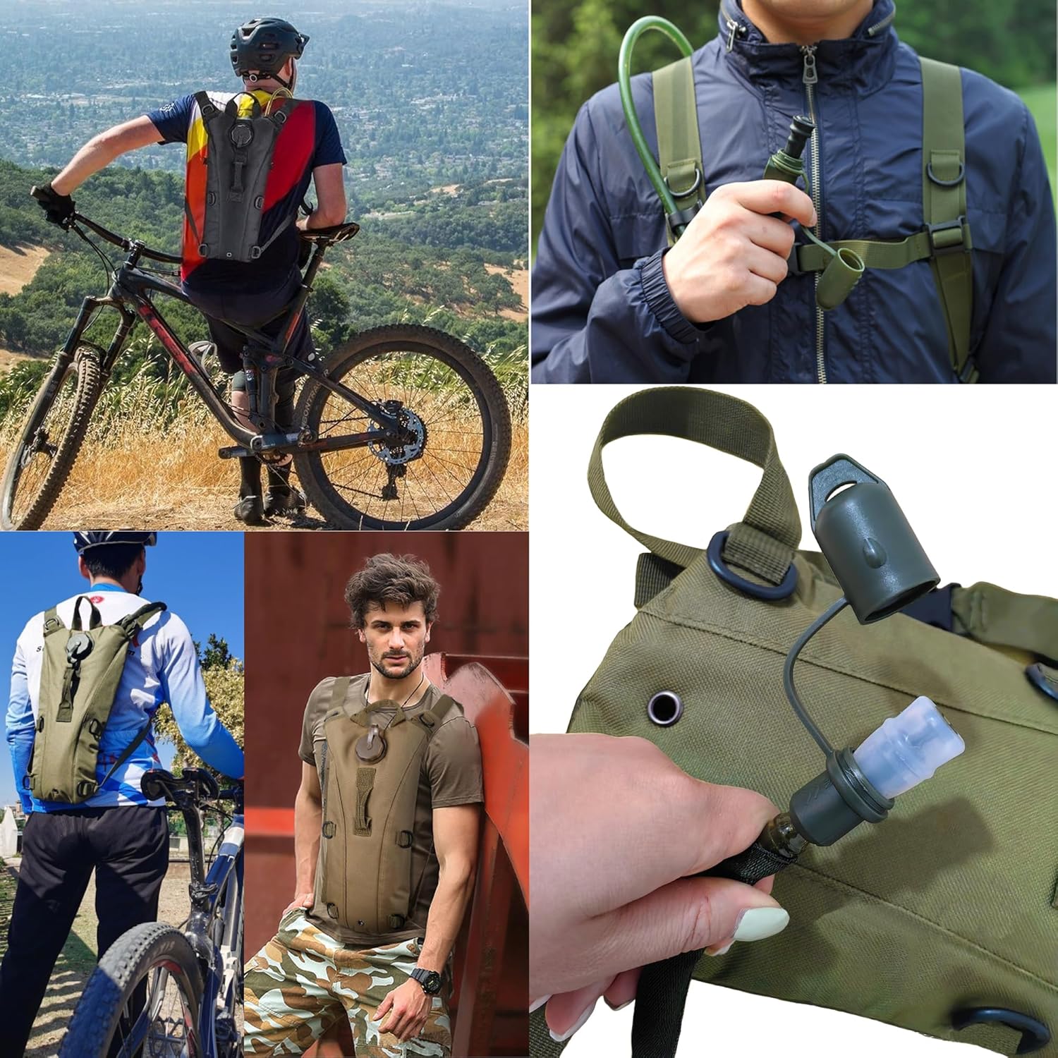 3L Hydration Backpack with TPU Water Bladder