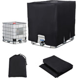 300L IBC Tank Cover, 420D Polyester with Drawstring, 81 x 61 x 100 cm