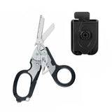 6-in-1 Folding Trauma Shears with Holster, Black