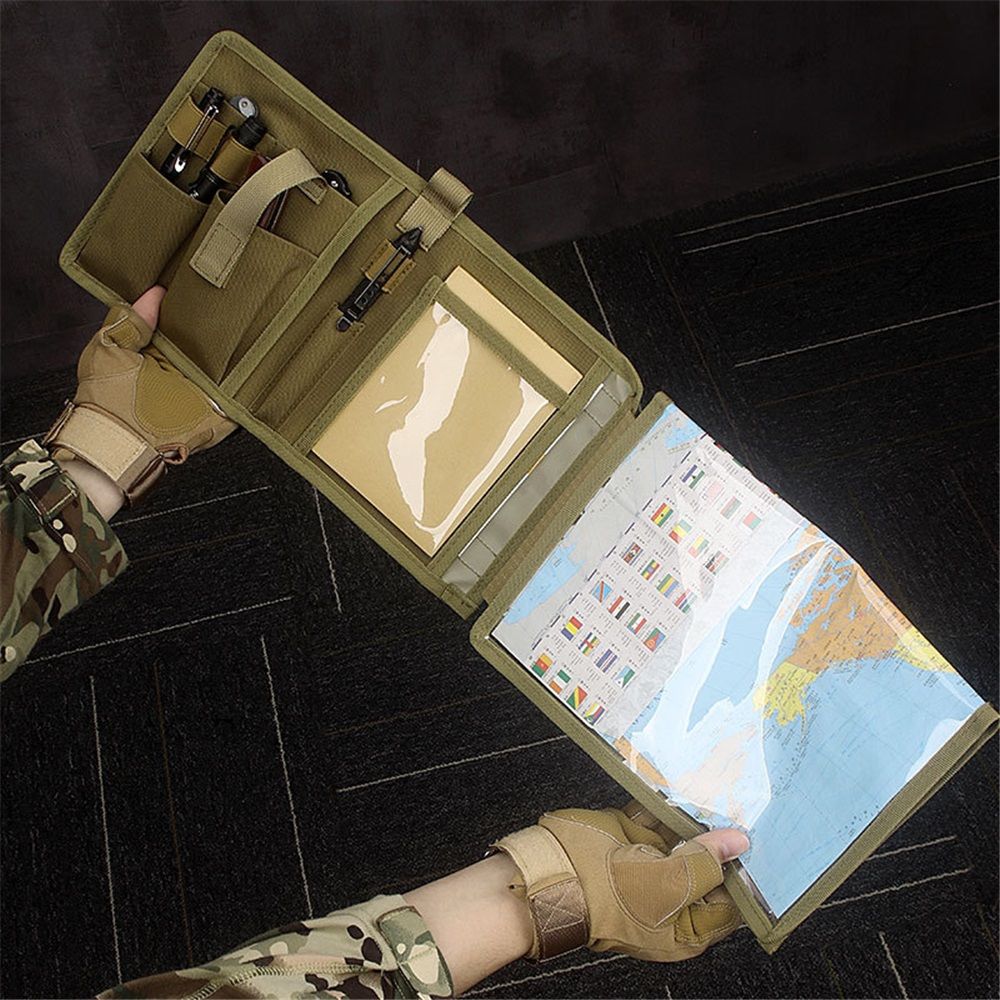 Pouch Map Case Holder Army Foldable Map Storage