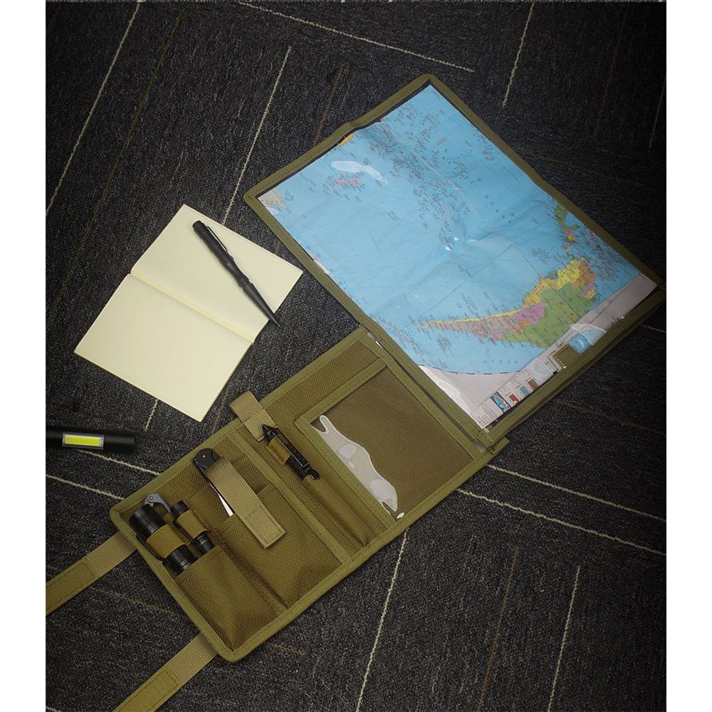 Pouch Map Case Holder Army Foldable Map Storage