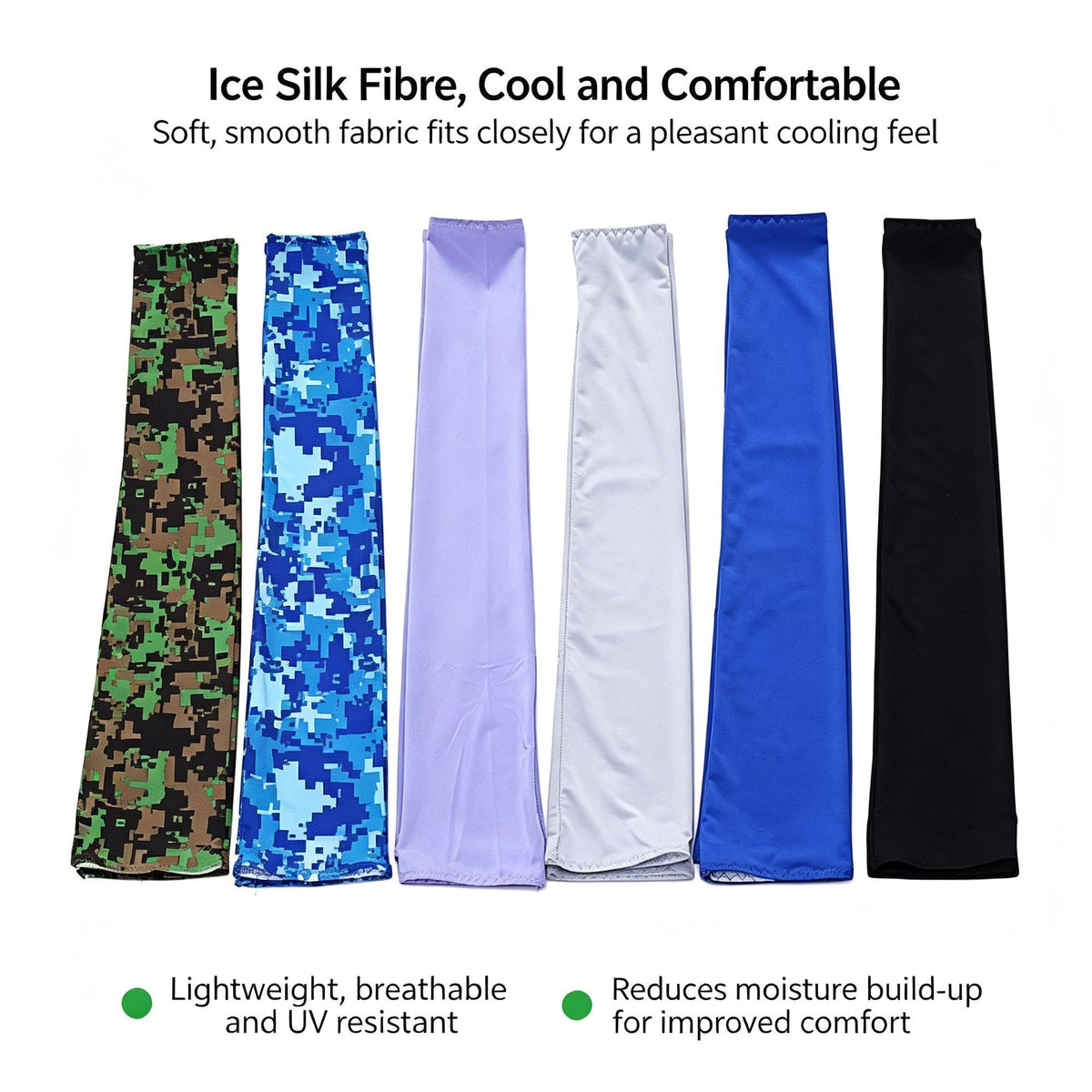 Camo Sun Guard Kit, Sleeves, Gloves & Neck Cover, Light Grey Camo