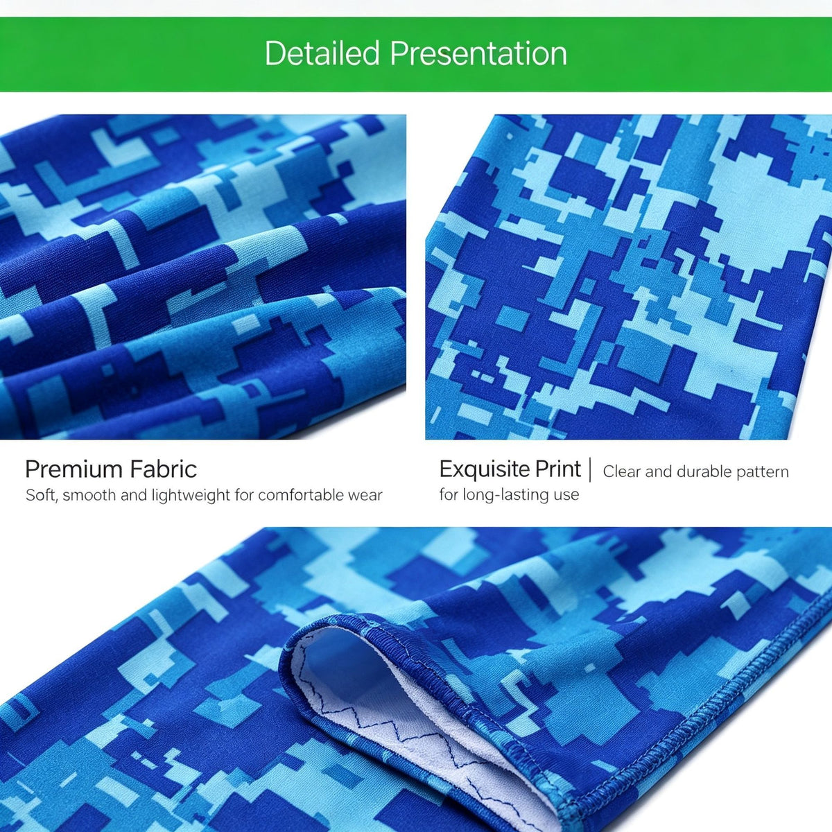 Camo Sun Guard Kit, Sleeves, Gloves & Neck Cover, Light Grey Camo