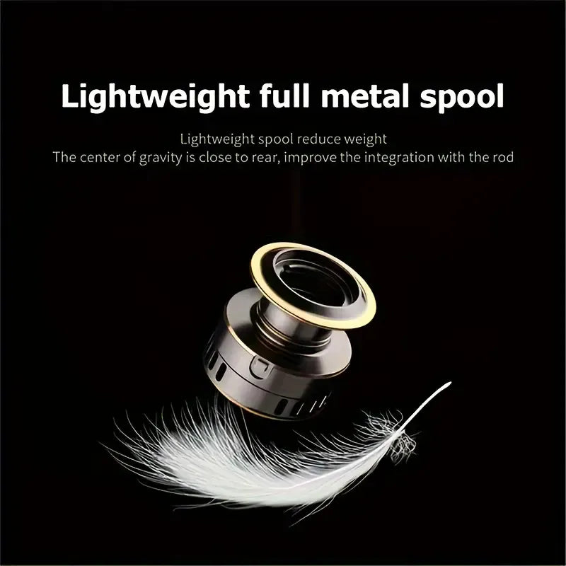 HE Series Metal Spinning Fishing Reel, 1000 Size