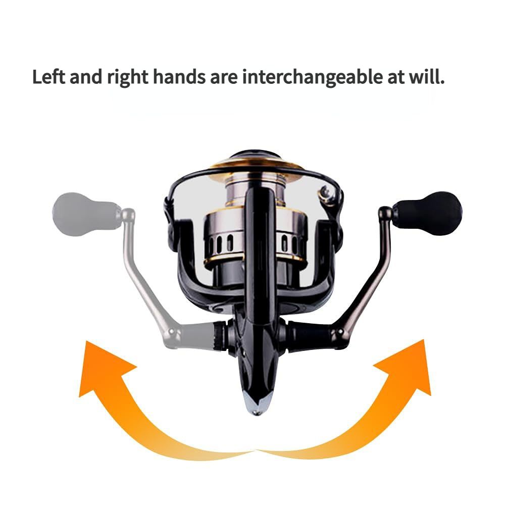 HE Series Metal Spinning Fishing Reel, 1000 Size