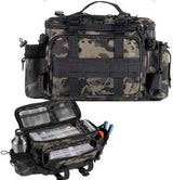 Camouflage Fishing Tackle Bag, Water-Resistant