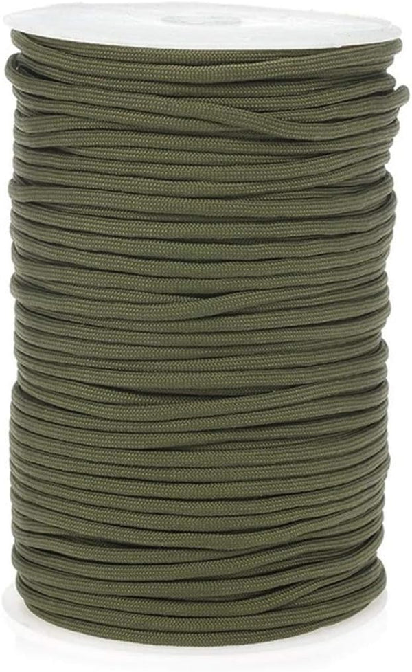 100m 550 Type Paracord Rope - Army Green