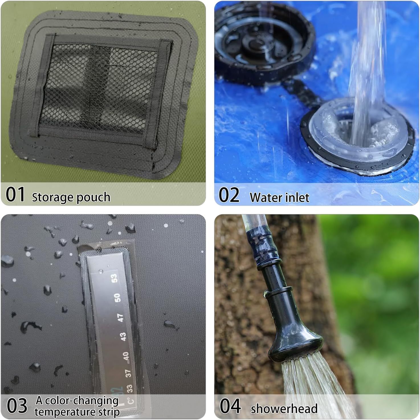 Solar Shower Bag 20L Solar Heating
