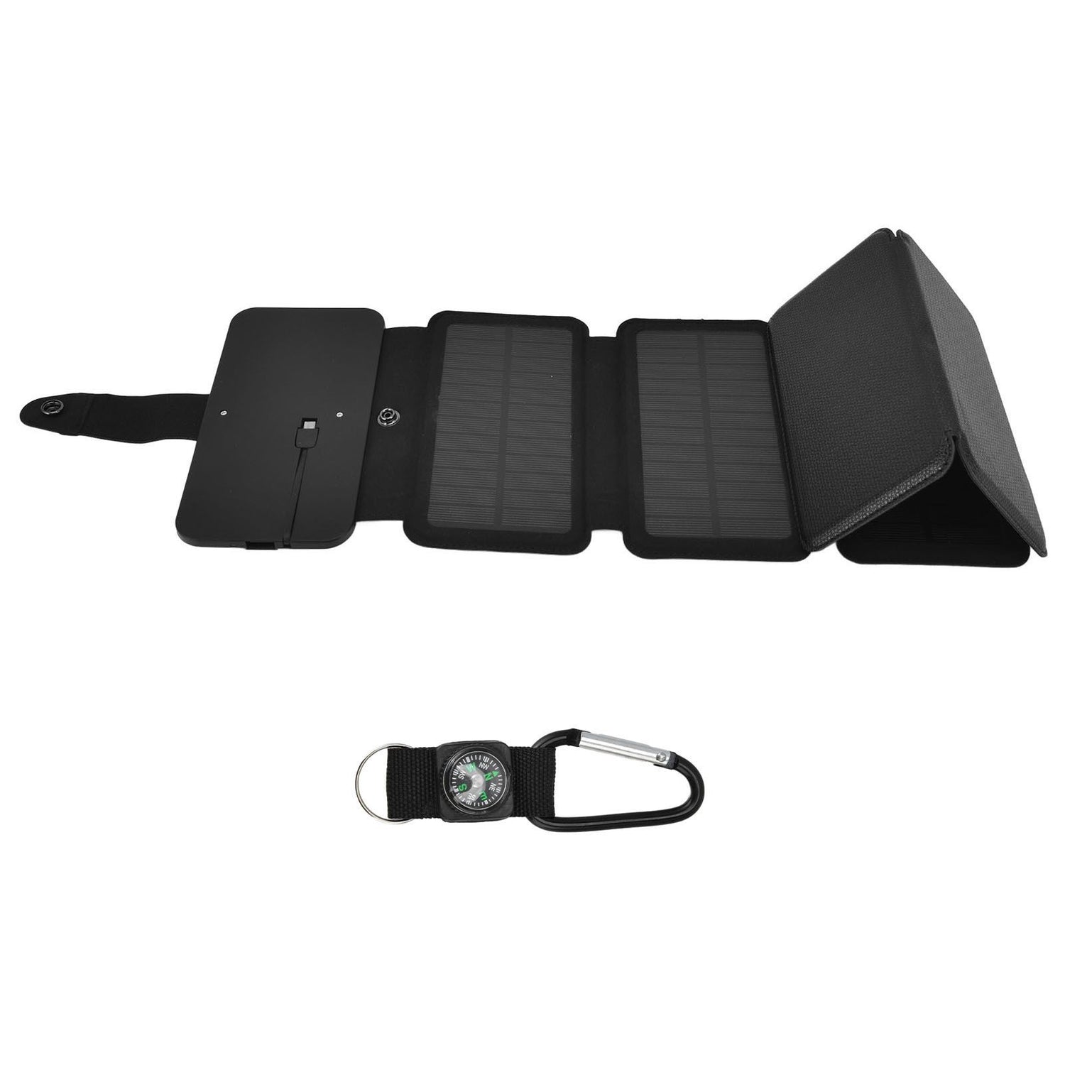 Foldable Direct-Charge Solar Panel – 5V/2A USB Power for Devices & Power Banks