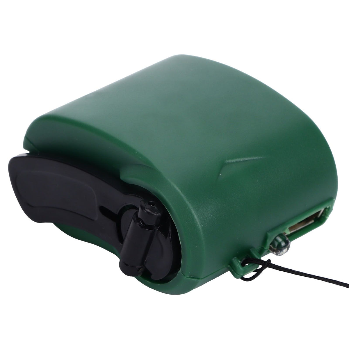 USB Hand Crank Phone Charger, Green