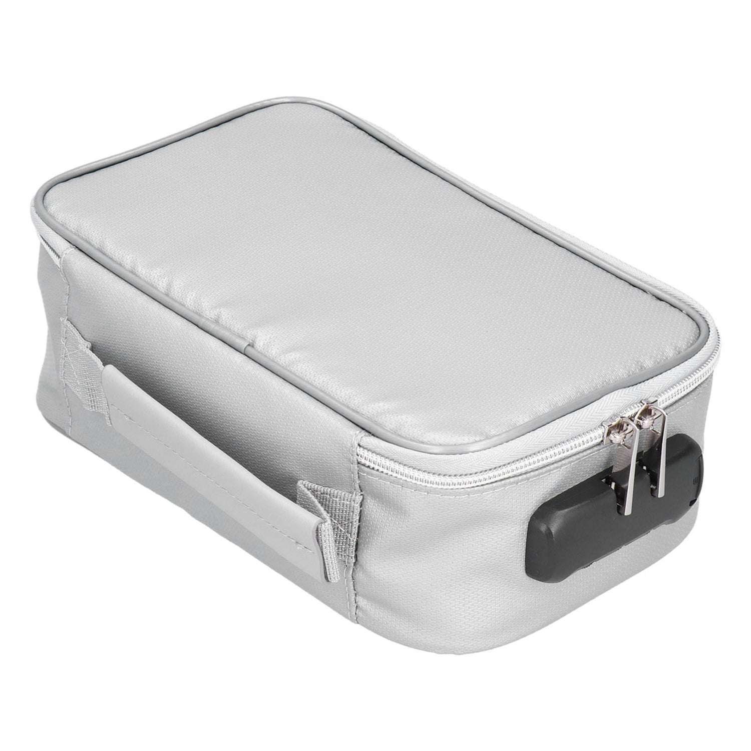 Fireproof Document Bag with Lock Portable Small Fireproof Document Bag for Home Office TravelSilver