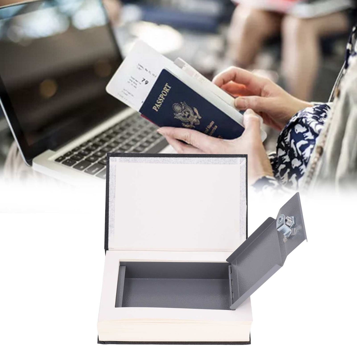 Combination Lock Book Safe – Discreet Storage for Cash, Cards & Valuables