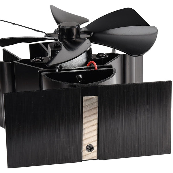 6 Blade Heat Powered Wood Stove Fan