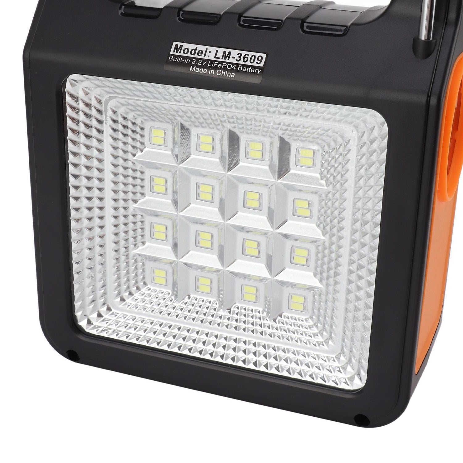 6000mAh Solar Emergency Lighting & Power Kit – Radio, MP3, 3 Bulbs & USB Charging