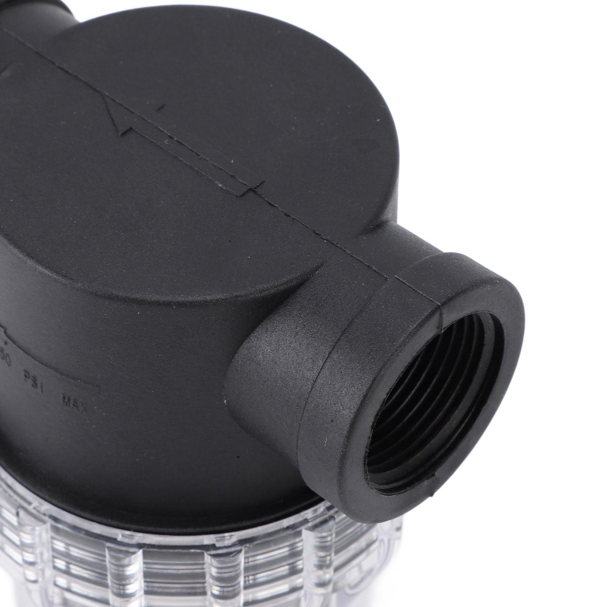 IBC Tank Filter Connector, S60x6 to G3/4 Female, with Valve Connector