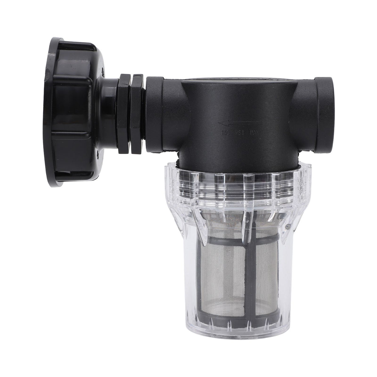 IBC Tank Filter Connector, S60x6 to G3/4 Female, with Valve Connector